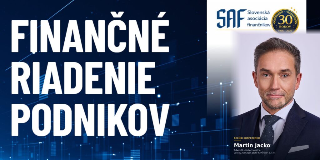 Predstavujeme rečníkov konferencia Finančné riadenie podnikov 2026
